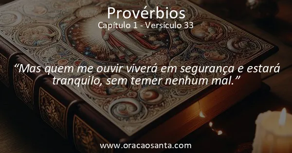 Provérbios 1:33