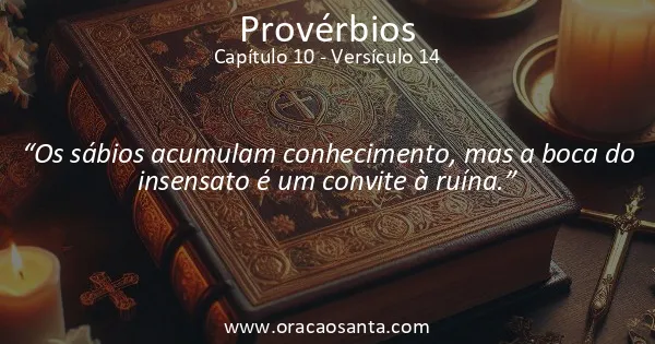 Provérbios 10:14
