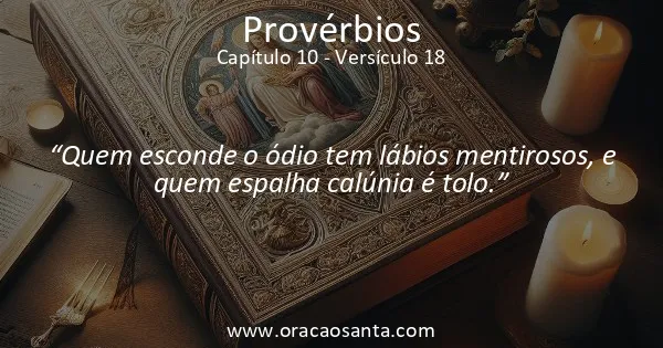 Provérbios 10:18