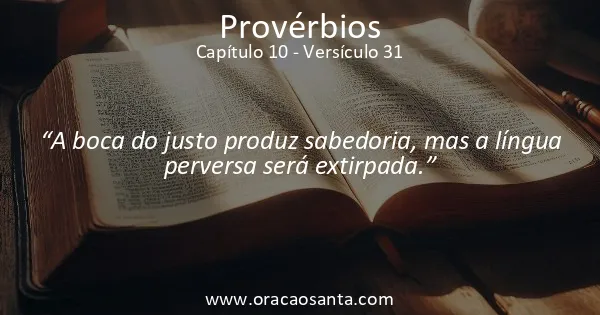 Provérbios 10:31