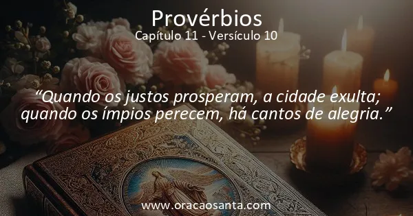 Provérbios 11:10