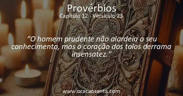 Provérbios 12:23