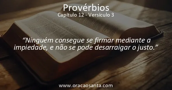 Provérbios 12:3