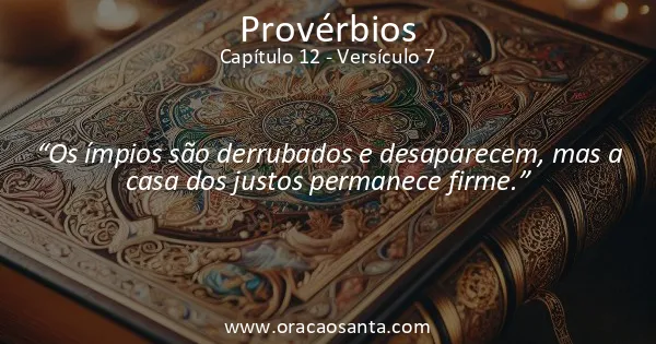 Provérbios 12:7
