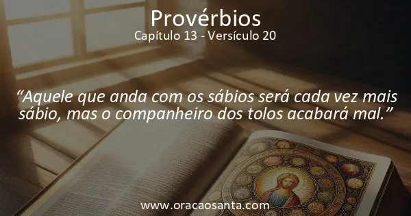 Provérbios 13:20