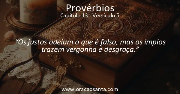 Provérbios 13:5