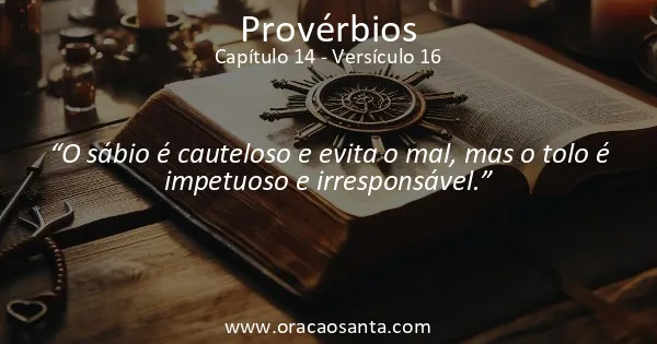 Provérbios 14:16