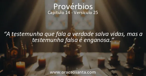 Provérbios 14:25
