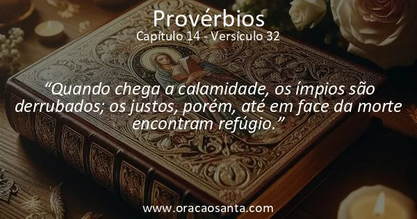 Provérbios 14:32