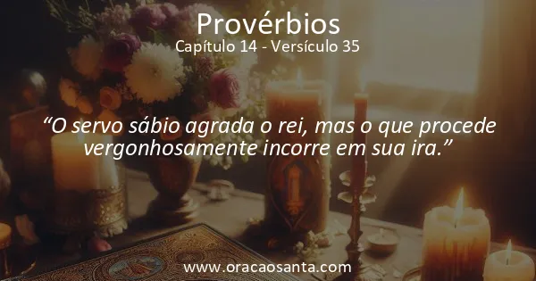 Provérbios 14:35