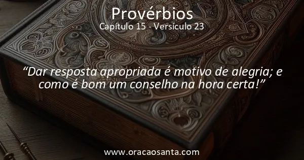 Provérbios 15:23