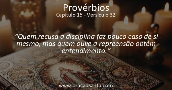 Provérbios 15:32