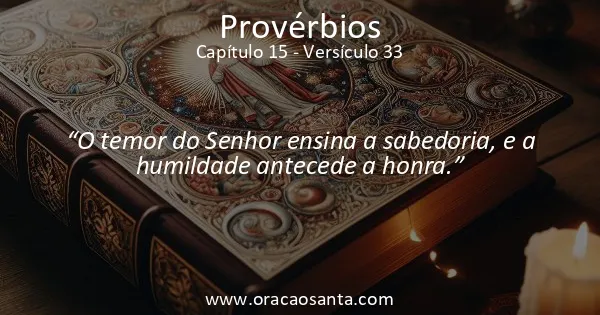 Provérbios 15:33