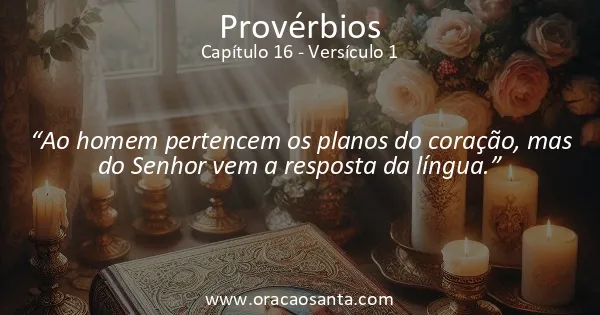Provérbios 16:1