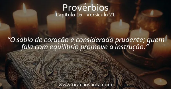 Provérbios 16:21