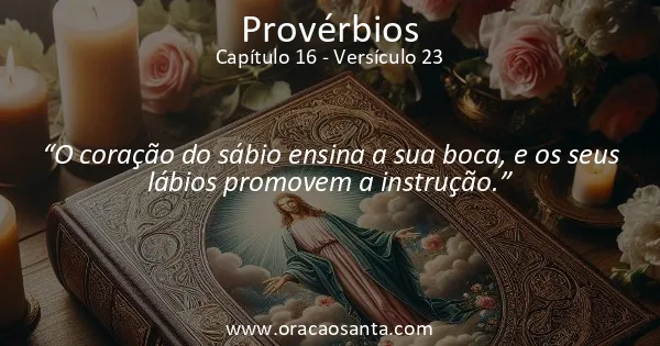 Provérbios 16:23