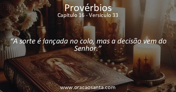 Provérbios 16:33