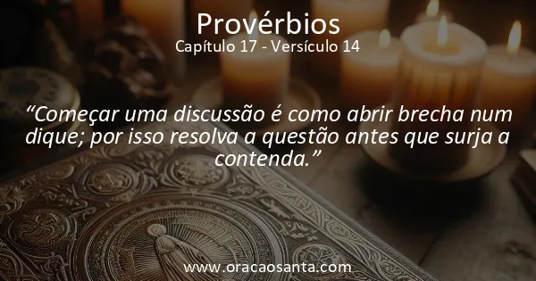 Provérbios 17:14
