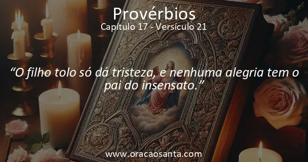 Provérbios 17:21