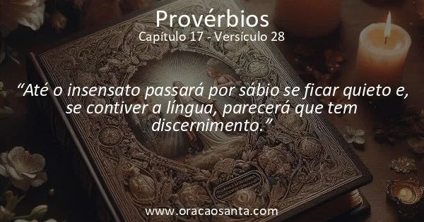 Provérbios 17:28