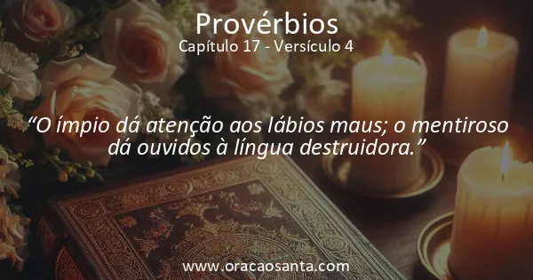 Provérbios 17:4