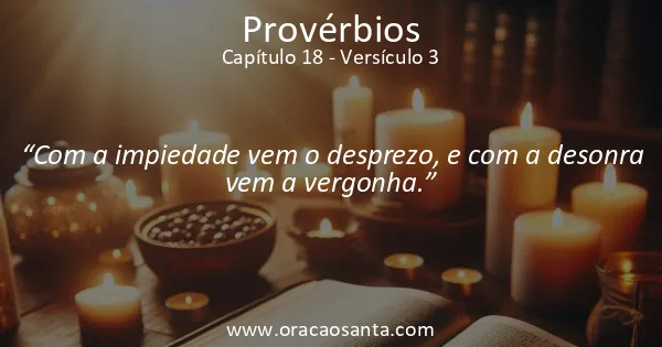 Provérbios 18:3