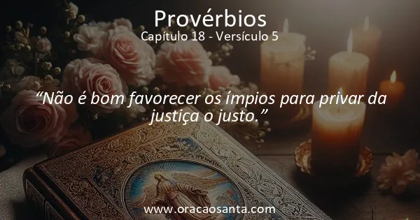 Provérbios 18:5