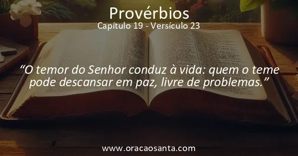 Provérbios 19:23