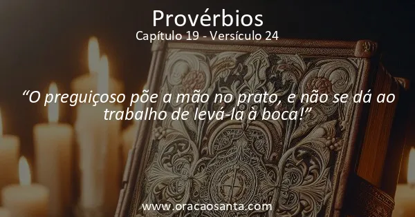 Provérbios 19:24
