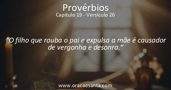 Provérbios 19:26