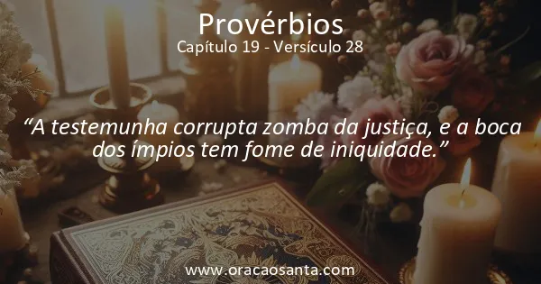 Provérbios 19:28