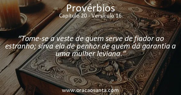 Provérbios 20:16
