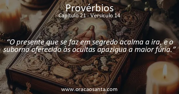 Provérbios 21:14