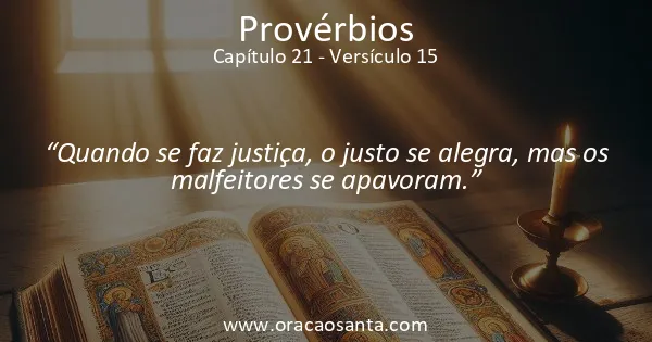 Provérbios 21:15