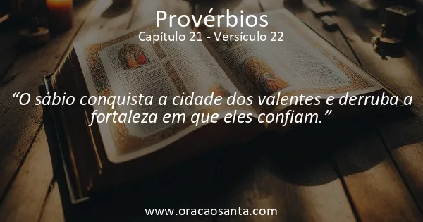 Provérbios 21:22