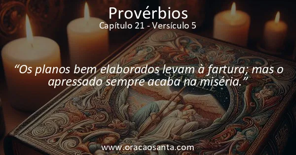 Provérbios 21:5
