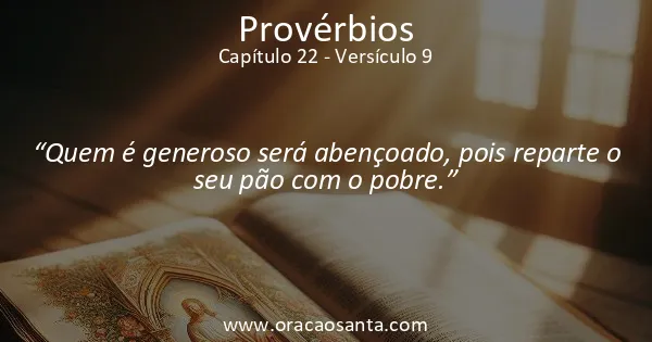 Provérbios 22:9