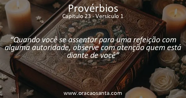 Provérbios 23:1