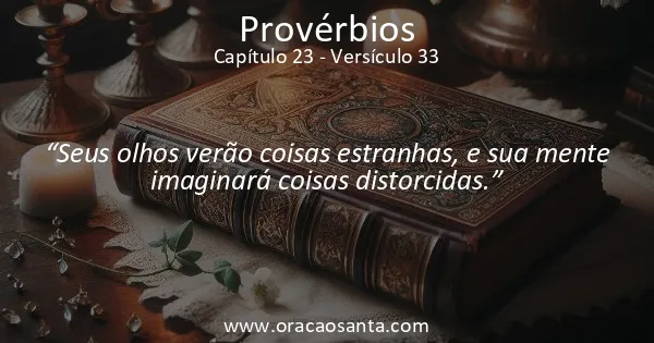 Provérbios 23:33