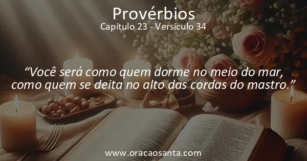 Provérbios 23:34
