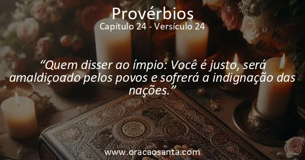 Provérbios 24:24