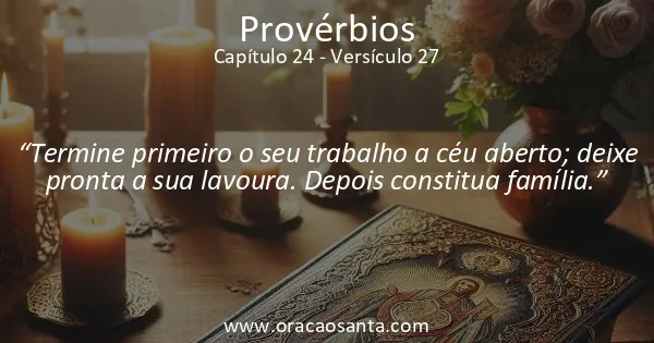 Provérbios 24:27