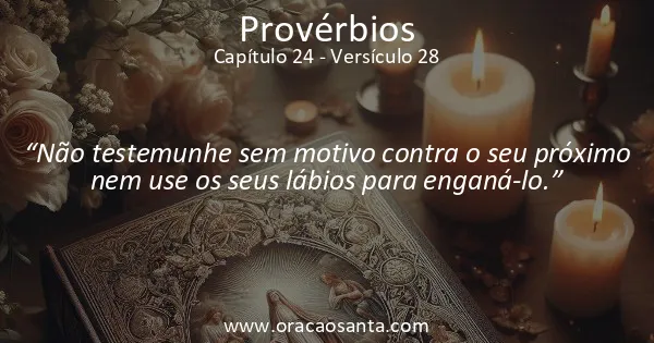 Provérbios 24:28