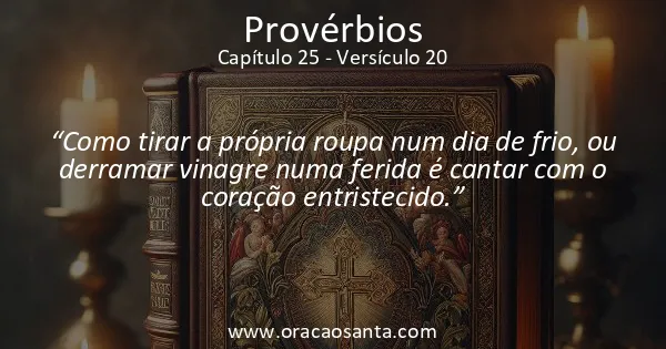 Provérbios 25:20