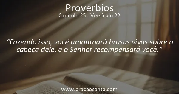Provérbios 25:22