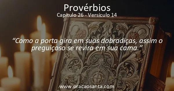 Provérbios 26:14