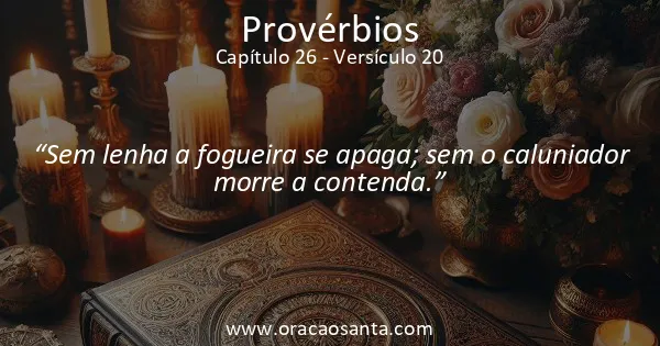 Provérbios 26:20