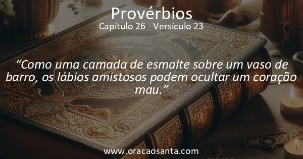 Provérbios 26:23