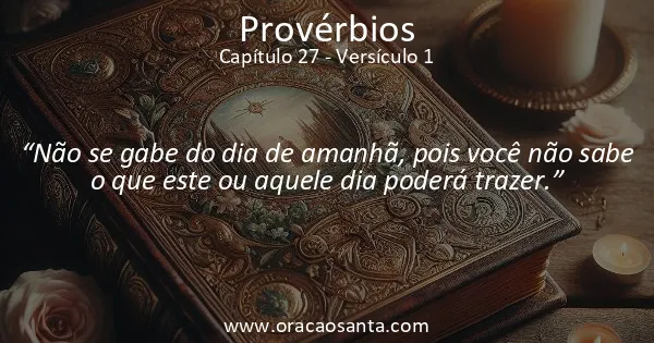 Provérbios 27:1