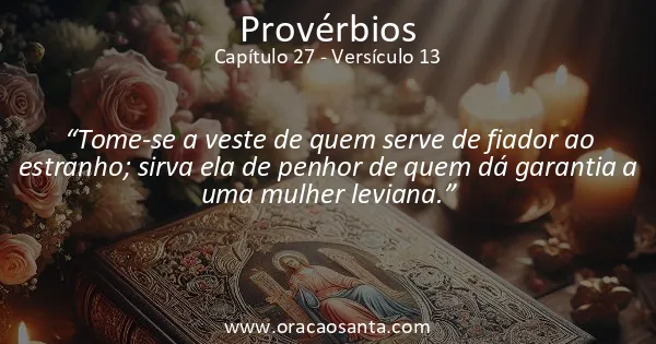 Provérbios 27:13